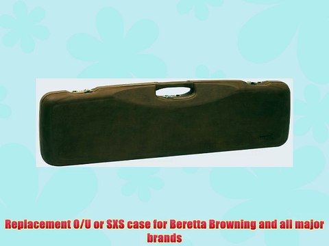 Negrini Cases 1607SPL/4714 Shotgun Case for O/U ABS/1 Gun/1 Barrel up to 36-Inch Brown/Brown
