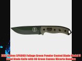 ESEE Knives 5PKOOD Foliage Green Powder Coated Blade Model 5 Fixed Blade Knife with OD Green