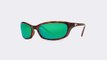 Costa Del Mar Harpoon Polarized Sunglasses Tortoise Green Mirror