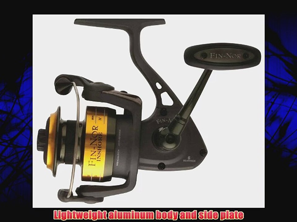 Fin-Nor IFS3000 Inshore Spinning Reel 180-Yards 8-Pound Mono Capacity 20-Pound Maximum Drag