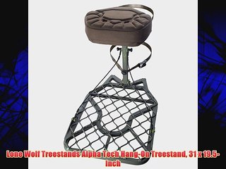 Lone Wolf Treestands Alpha Tech Hang-On Treestand 31 x 19.5-Inch