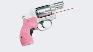 Crimson Trace LG-105 Laser-Grip for S and W J-Frame Round But Pink