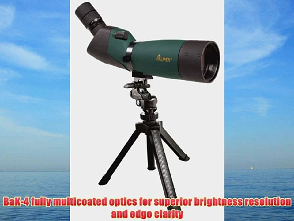 Alpen 20-60x80 w/45 degree EP waterproof Spotting Scope