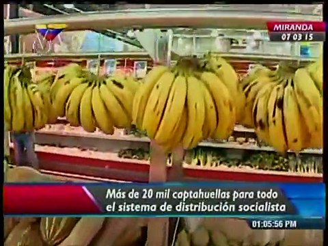 La instalación de captahuellas en todos los supermercados del país ha sido aprobada