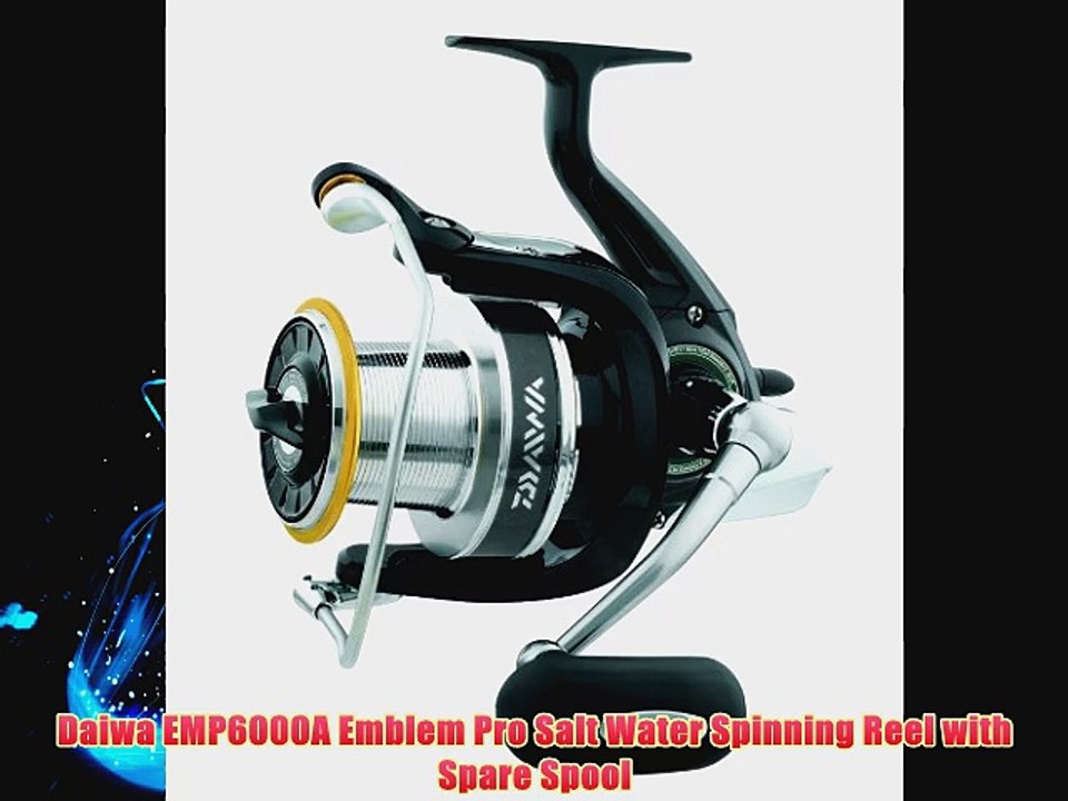 Daiwa EMP6000A Emblem Pro Salt Water Spinning Reel with Spare Spool