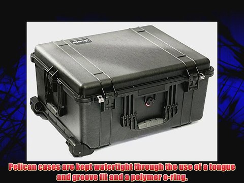 Pelican 1610 Case with Foam for Camera (Black)