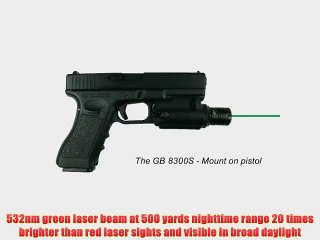 BEAMSHOT GB8300S Green Laser Sight True Daylight Laser with Quick Detach System(High Quality