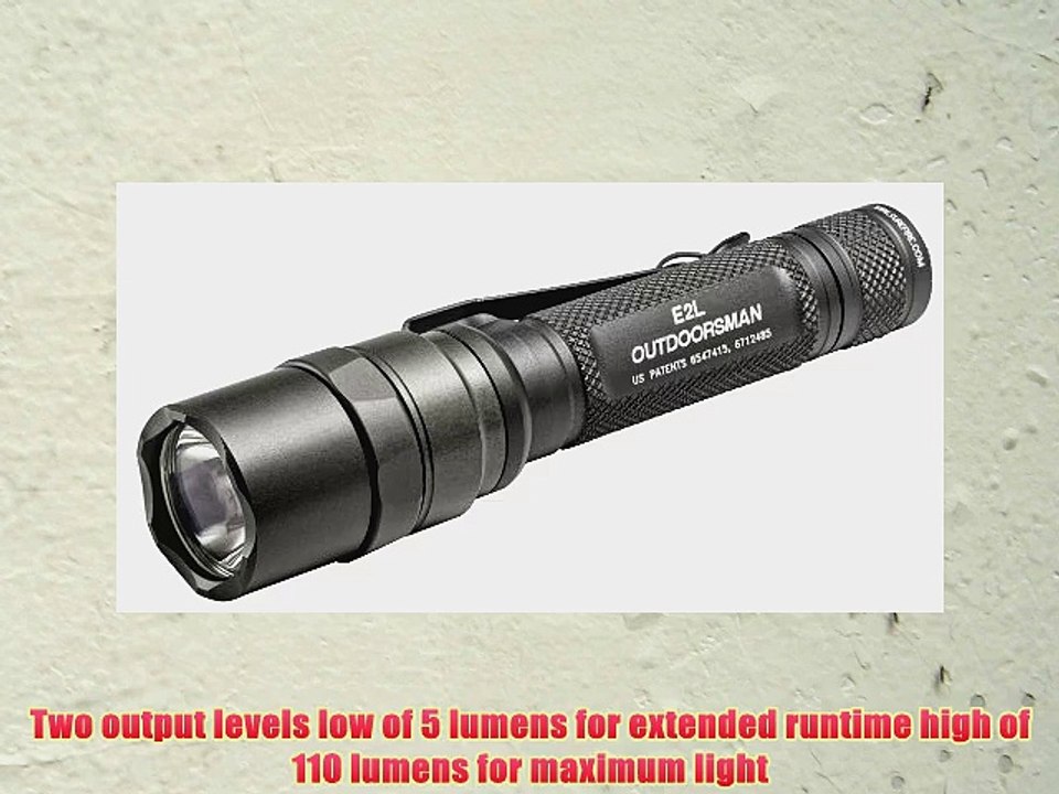SureFire E2L Outdoorsman Dual Output LED Flashlight