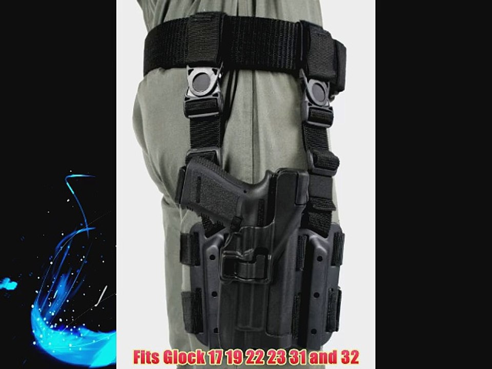 BLACKHAWK! Serpa Level 3 Light Bearing Tactical Holster for Xiphos NT Light Black/Size 00 Right