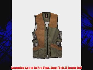 Browning Santa Fe Pro Vest Sage/Oak X-Large-Tall