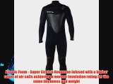 Hyperflex Wetsuits Men's Voodoo 3/2mm Front Zip Fullsuit Black Medium