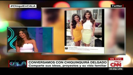 Chiquinquirá Delgado: "El tema de la inseguridad en Venezuela me afecta bastante"