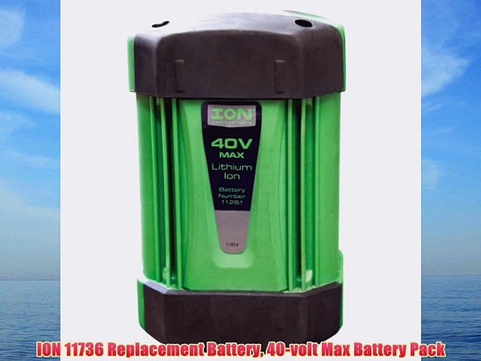ION 11736 Replacement Battery 40-volt Max Battery Pack