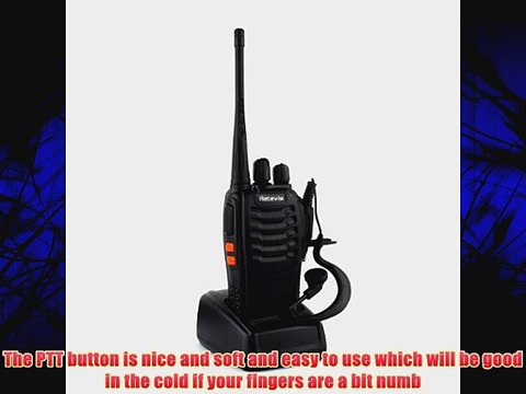 Retevis H-777 Walkie Talkie UHF 400-470MHz 5W 16CH Flashlight Single Band With Original Earpiece