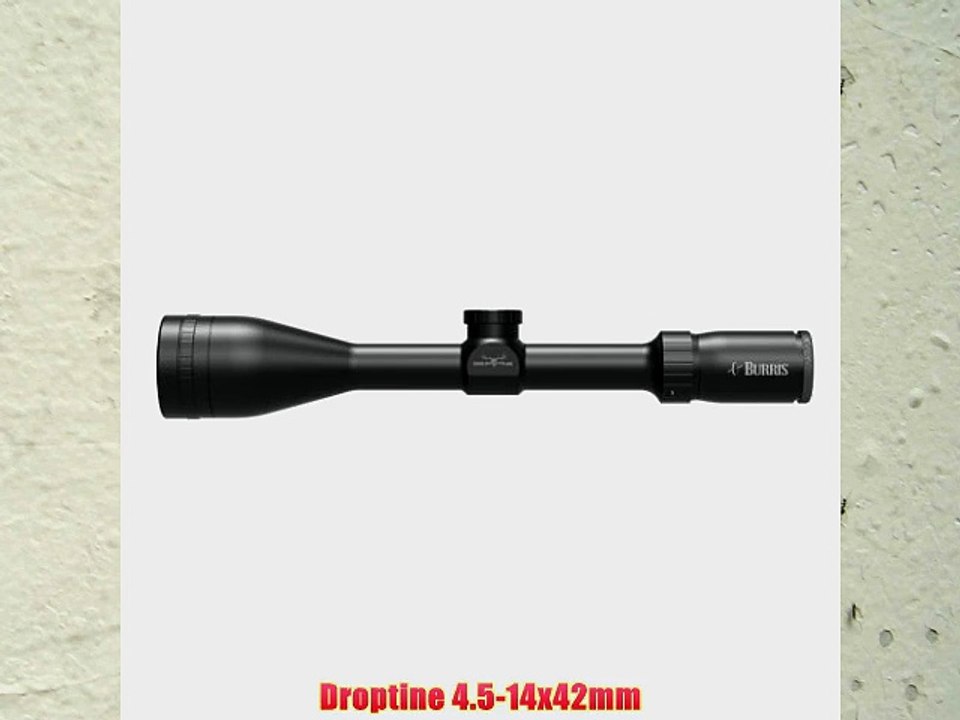 Burris Droptine Riflescope with G2B Mil-Dot Reticle 4.5-14x 42mm