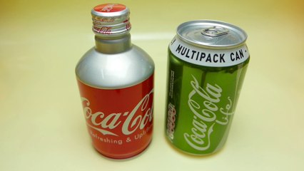 Special Coca Cola Bottle Japan & Coke Life Can