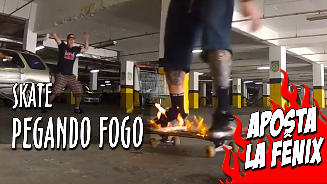Skate pegando Fogo