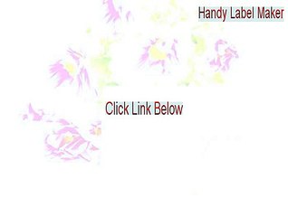 Handy Label Maker Crack - Download Now 2015