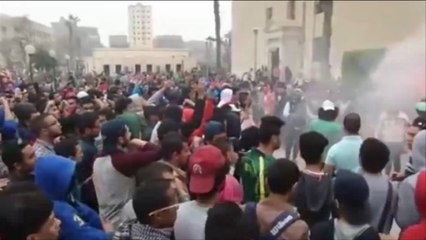 مظاهرات "ألتراس وايت نايتس" بالجامعات المصرية