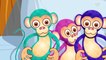 Five Little Monkeys   kids songs   nursery rhymes   children songs