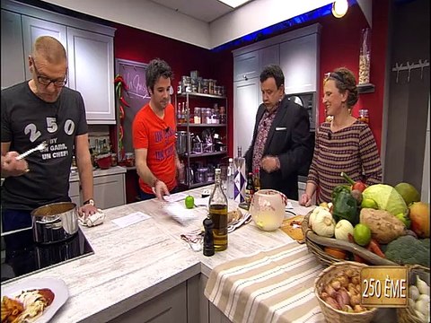 Petit clin d'oeil à l'occasion de la 250e de UN GARS UN CHEF avec de vrais morceaux de notre Eric Boschman national dedans