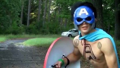 Captain américa doit encore s'entraîner un petit peu