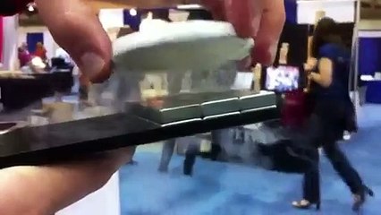 Démonstration de lévitation quantique