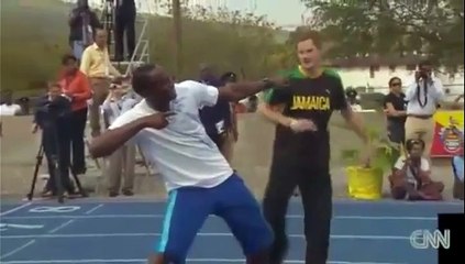 Le prince Harry se bat contre Usain Bolt