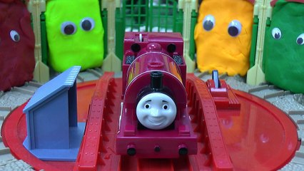 Play Doh Surprise Egg Toy Thomas The Tank Shapes Kids Guess The Engines 3 Play-Doh Thomas Tank