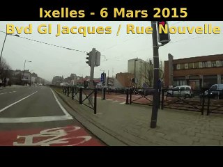 Ixelles, Etterbeek et la traversée du Boulevard Général Jacques