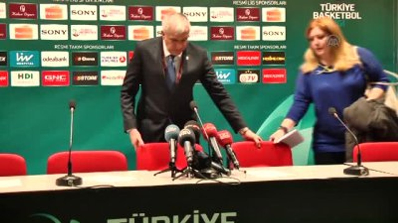 Galatasaray Liv Hospital-Fenerbahçe Ülker Maçının Ardından - Obradoviç "Rakibimiz Daha İyi Oynadı...