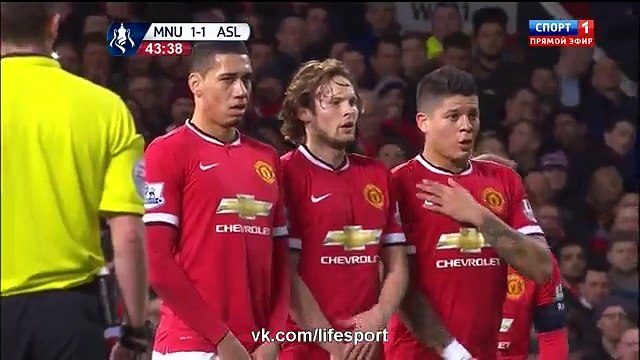 Manchester United 1:2 Arsenal (Goals & Highlights) FA Cup - 09/03/2015