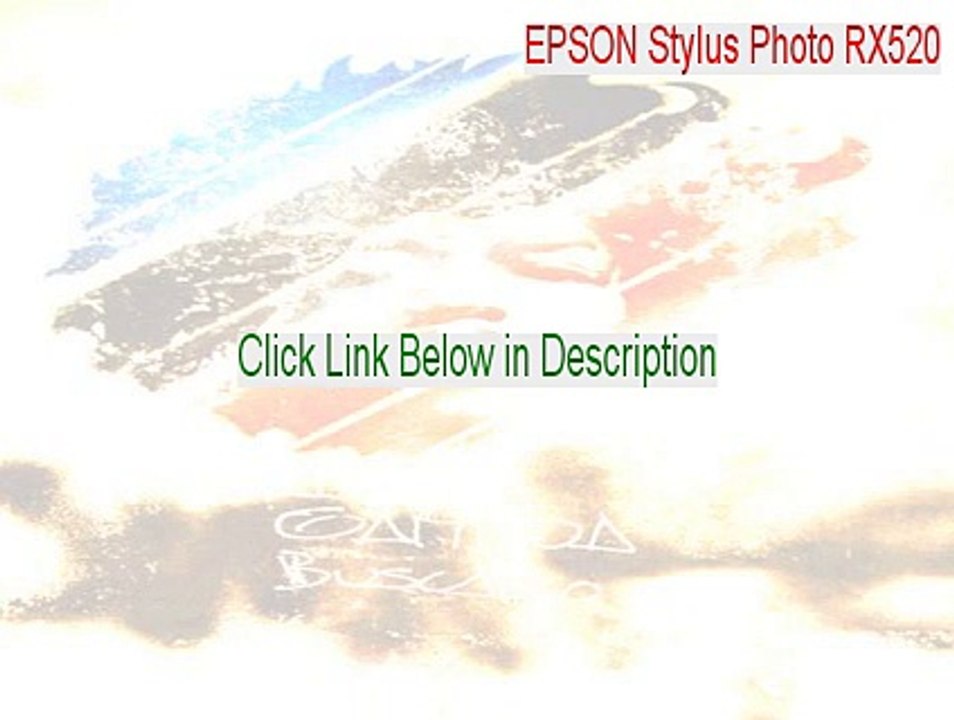 EPSON Stylus Photo RX520/RX530 Serial (epson stylus photo rx520 error e-91 2015)