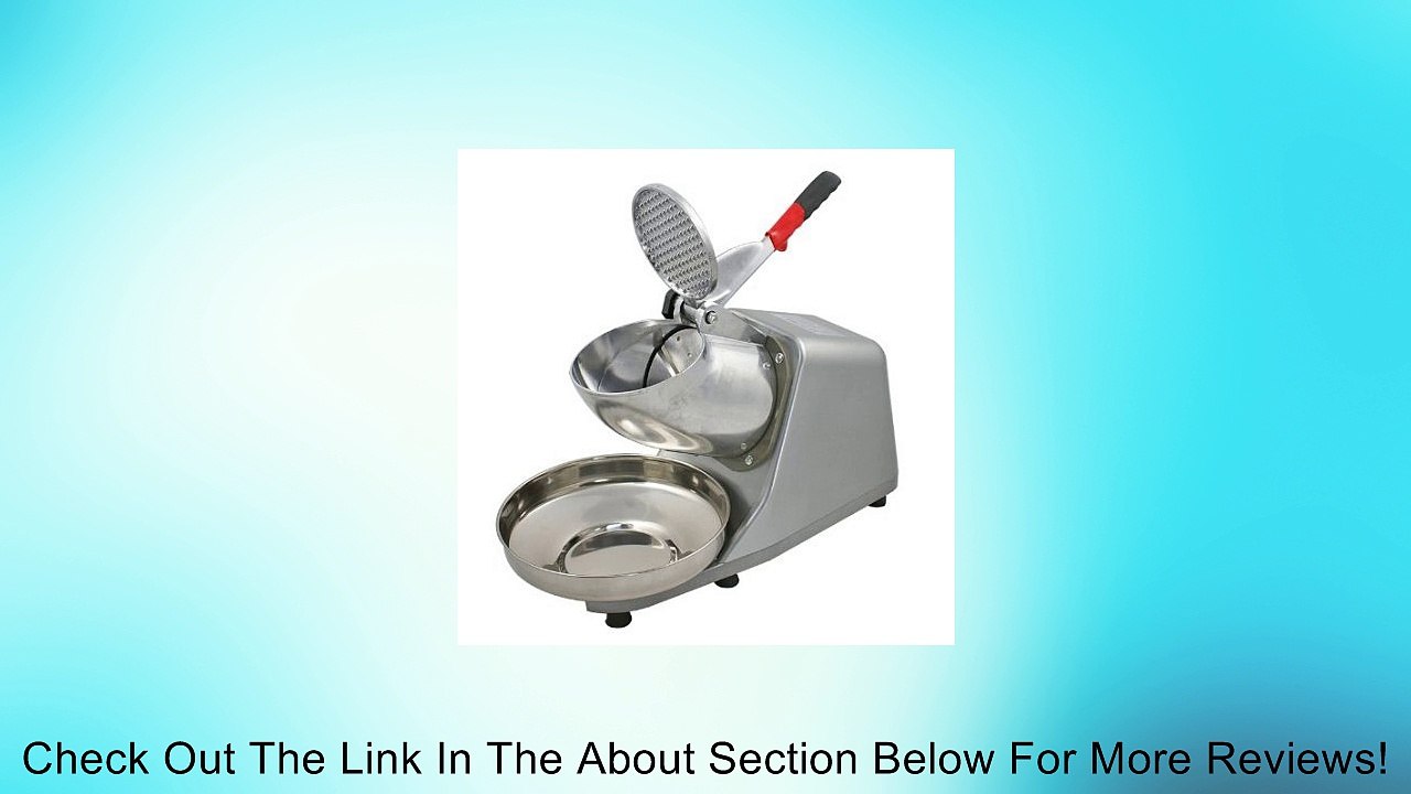 Jayu Ice Shaver Machine Ice Crusher Electric Snow Cone Maker Stainless Steel Shaving Review
