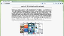 iOS 8.1.3 Evasion officiel Jailbreak Untethered iPhone, iPad iPod Touch