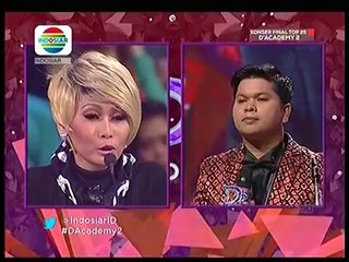 Dangdut Academy 2 Fauzan Medan 'Gubuk_Bambu' Komentar Juri @ Konser Final 25 Besar