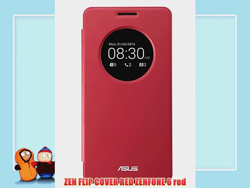 ZEN FLIP COVER RED ZENFONE 6 red