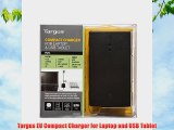 Targus EU Compact Charger for Laptop and USB Tablet