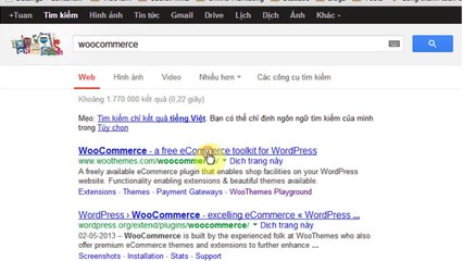 phần 5 - bài 3 - Cai dat woocommerce