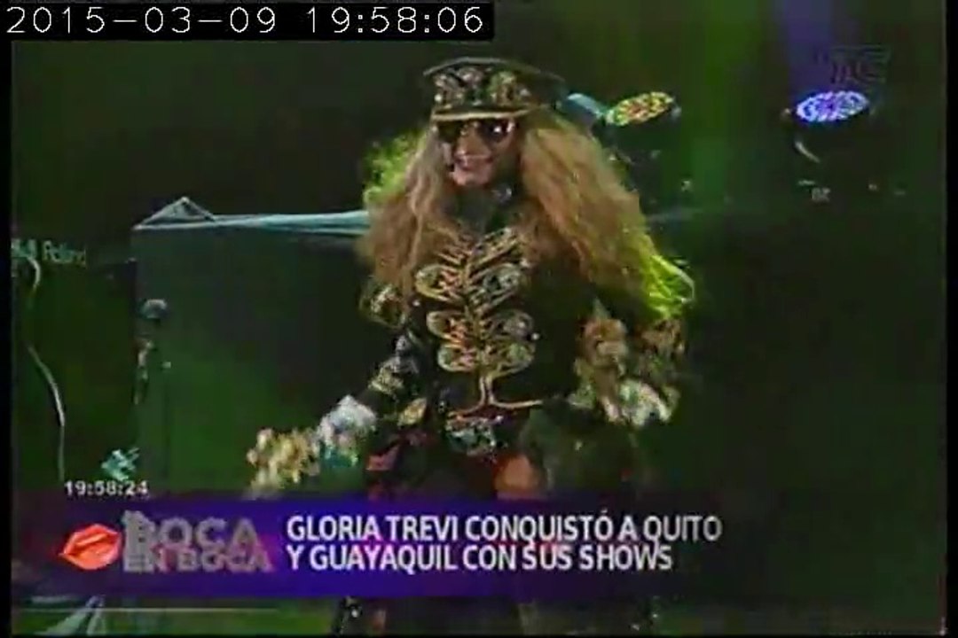 Poncho misión Gloria Trevi