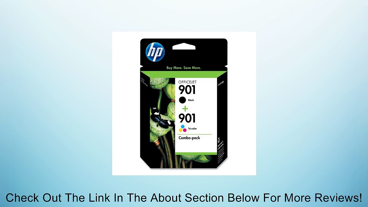 HP 901 Retail Combo Pack Ink Cartridges -  1 each 901 Black & 901 Color (CN069FN#140) Review