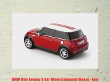 BMW Mini Cooper S Car Wired Computer Mouse - Red