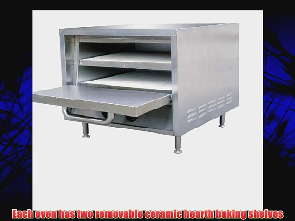 Adcraft PO-22 Commercial Countertop Pizza Oven 240V Electric