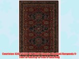 Couristan 4308/0300 Old World Classics Kashkai/Burgundy 9-Feet 10-Inch by 13-Feet 9-Inch Rug
