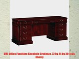 DMI Office Furniture Kneehole Credenza 72 by 24 by 30-Inch Cherry