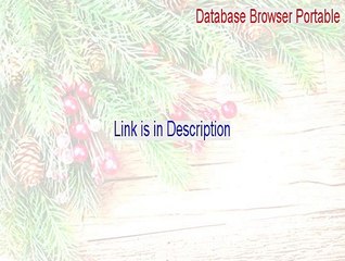 Database Browser Portable Crack (database browser portable oracle 2015)