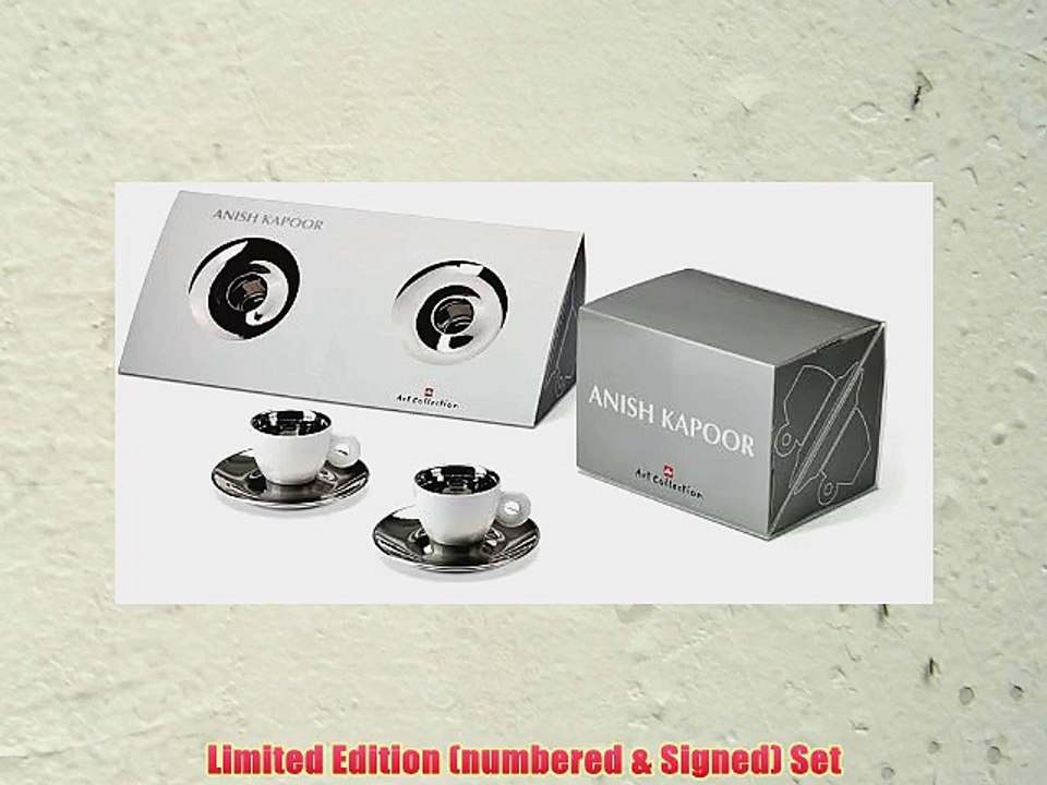 illy Art Collection Limited Edition Anish Kapoor Espresso Cups Set