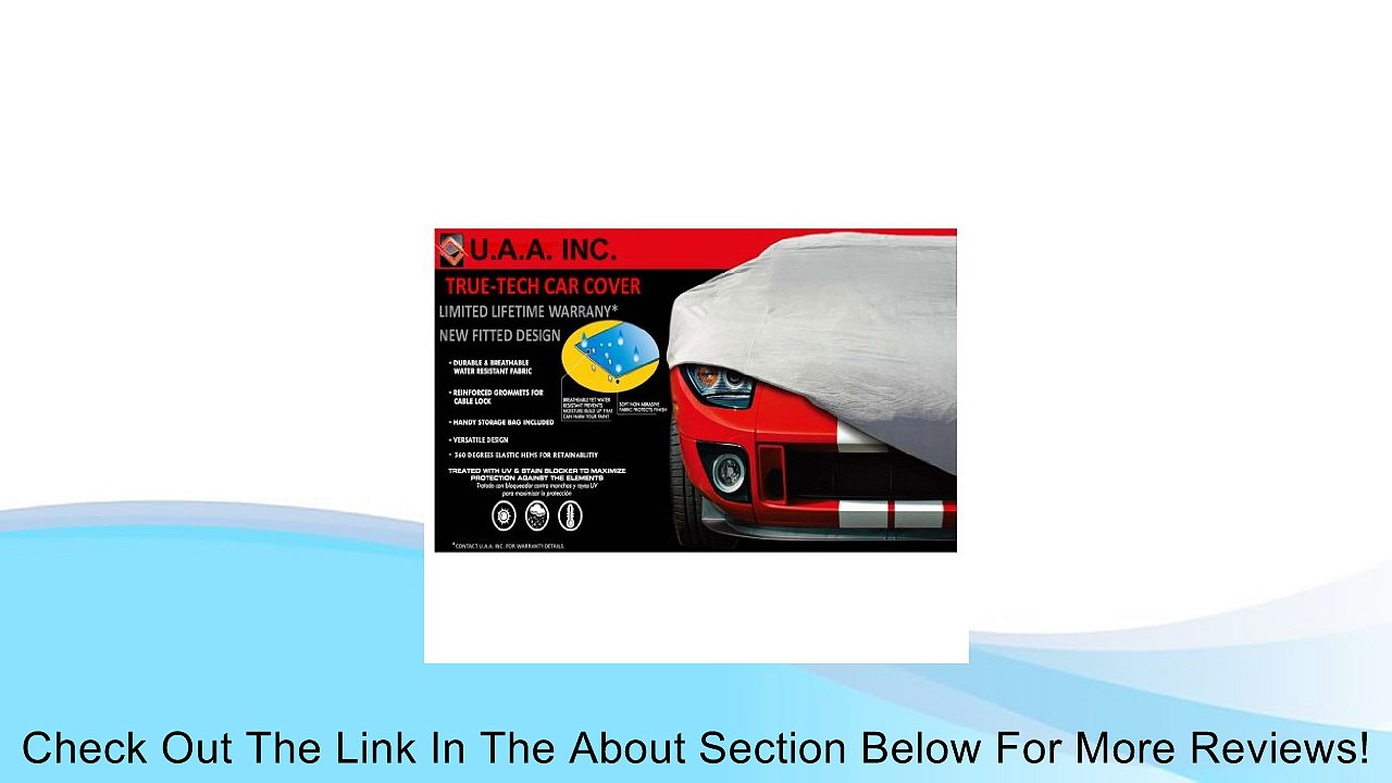 UAA Gray Fitted Indoor Outdoor High Quality Car Cover & free lock & cable for CHEVROLET CAMARO Review