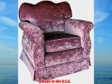 Angel Song Versailles Velvet - Lavender Empire Adult Rocker Glider Chair - Foam Filled
