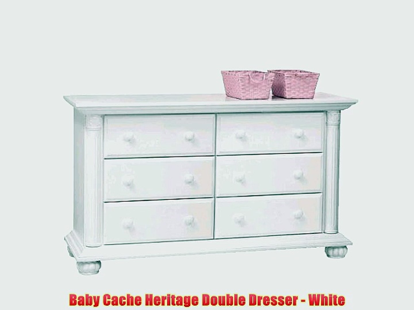 baby cache dresser white